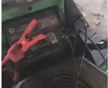 how to start a mower with a dead battery